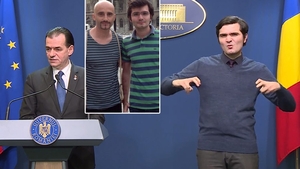 Surpriză uriașă! Cine e de fapt Bogdan Anicescu, interpretul pentru surdo-muți ai conferințelor MAI. Lucrează la Kanal D și...