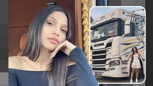 Povestea șoferiței de TIR care face senzație pe șosele. E o mână de om, dar conduce un mastodont de zeci de tone: „Polițiștii sunt surprinși!”