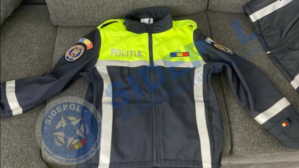 Sindicaliștii din poliție sunt revoltați de uniformele pe care le-au primit. Cum arată echipamentul „Bazar Europa” de 5000 de lei