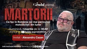 Alexandru Cazan, președintele Gremium Nomads România, invitat la MARTORII – duminică, 1 martie, ora 19:00