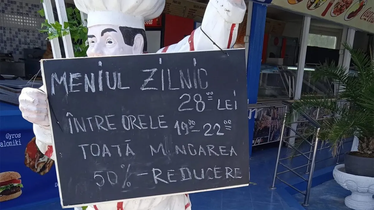 Ce a primit Andreea din Sibiu, după ce a comandat meniul zilei, la 28 de lei, într-un restaurant din Neptun