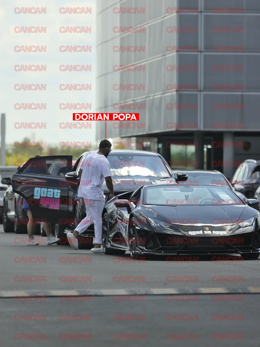 Dorian Popa s-a întors de urgență în București, pe fondul unor probleme apărute la autoturismul Lamborghini Huracan (Foto: CANCAN.RO)