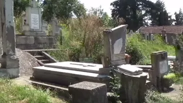 Scene desprinse din filmele de groaza intr-un cimitir din Dej! Profanatorii de morminte au aruncat cadavrele pe alei!