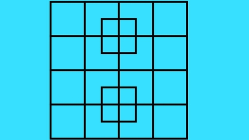Test de inteligență | Câte pătrate sunt, de fapt, în această poză?