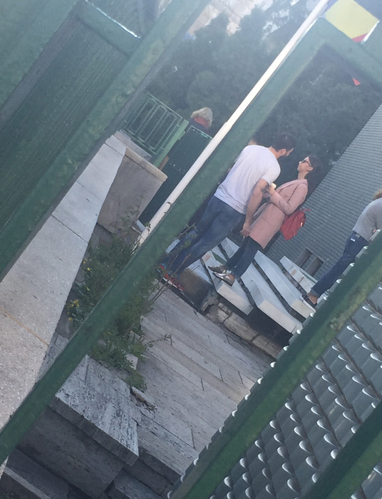 Mara Mareş şi Iulian Stamate, în perioada când formau un cuplu
