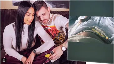 Însărcinată în al doilea trimestru, Betty Salam a pozat goală în așternuturi: “Ce minune ai acolo”