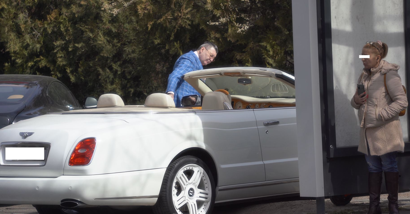 Dan Nicorescu a profitat de primele zile călduroase de primăvară (Foto: CANCAN.RO)