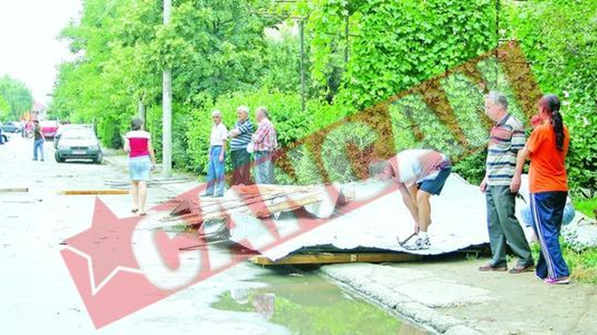 Furtuna a facut ravagii la Craiova