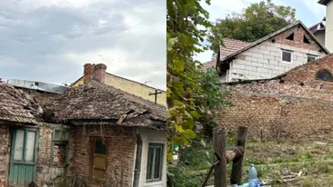 Ireal câți bani cere un bărbat din Alba Iulia pe o casă care stă să se prăbușească: ”Nici șobolanii nu stau acolo”