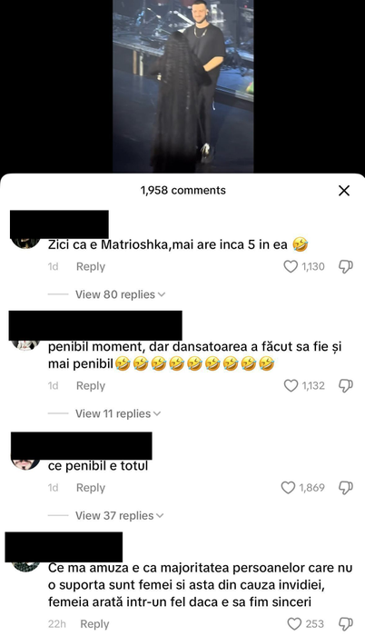 Oana Radu, pusă la zid după ce și-a chemat noul iubit pe scena de la Sala Palatului. Detaliul care i-a oripilat pe fani: ”Ce penibil!”