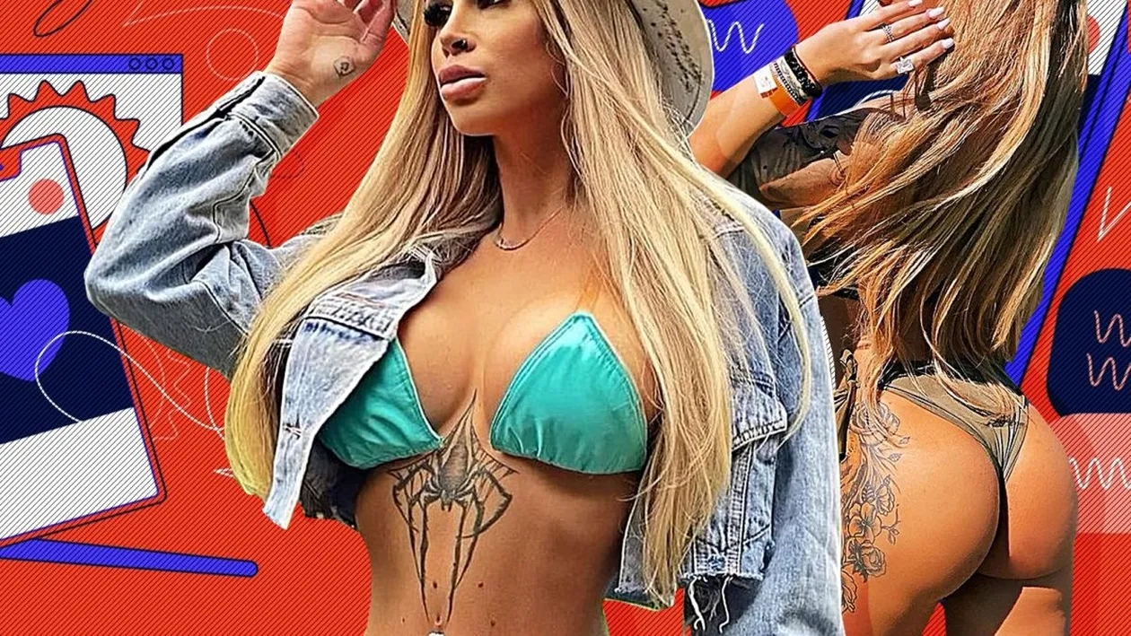 Focoase & tunate, de pe Instagram adunate! Imagini incendiare cu Andreea, ”pisicuța” tatuată care adoră să fie pozată în slipi minusculi