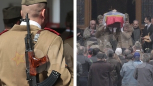 MIRCEA ALBULESCU a fost înmormântat cu onoruri militare. Ropote de aplauze pentru maestru!