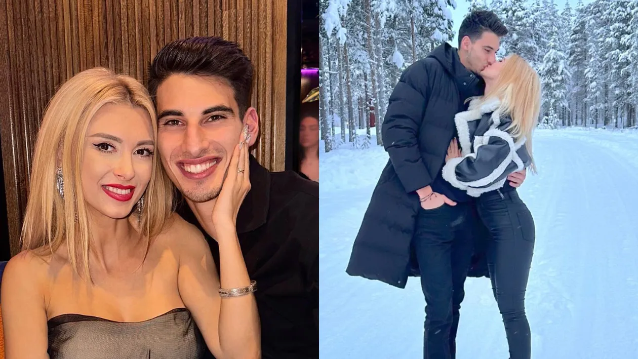 Andreea Bălan a fost luată prin surprindere de Valentine's Day. Ce cadou a primit de la tenismenul Victor Cornea