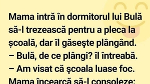 BANC | Mama îl găsește pe Bulă plângând