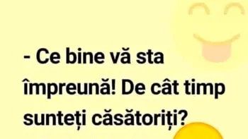 BANCUL ZILEI | „Ce bine vă stă împreună!”