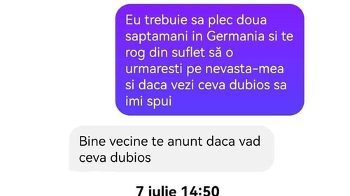 BANCUL ZILEI | "Vecine, 4 seri la rând a venit unu' brunet la nevastă-ta și pleca dimineața"