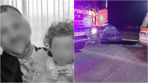 Ei sunt tatăl și fiica de 3 ani care au murit în Negreni. Cum s-a produs tragedia
