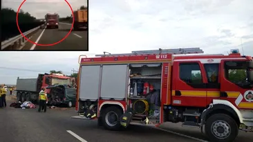 Accidentul violent din Ungaria, filmat live chiar de șoferul microbuzului din România: Intrăm în tir!