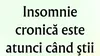 BANCUL ZILEI | Ce este insomnia cronică