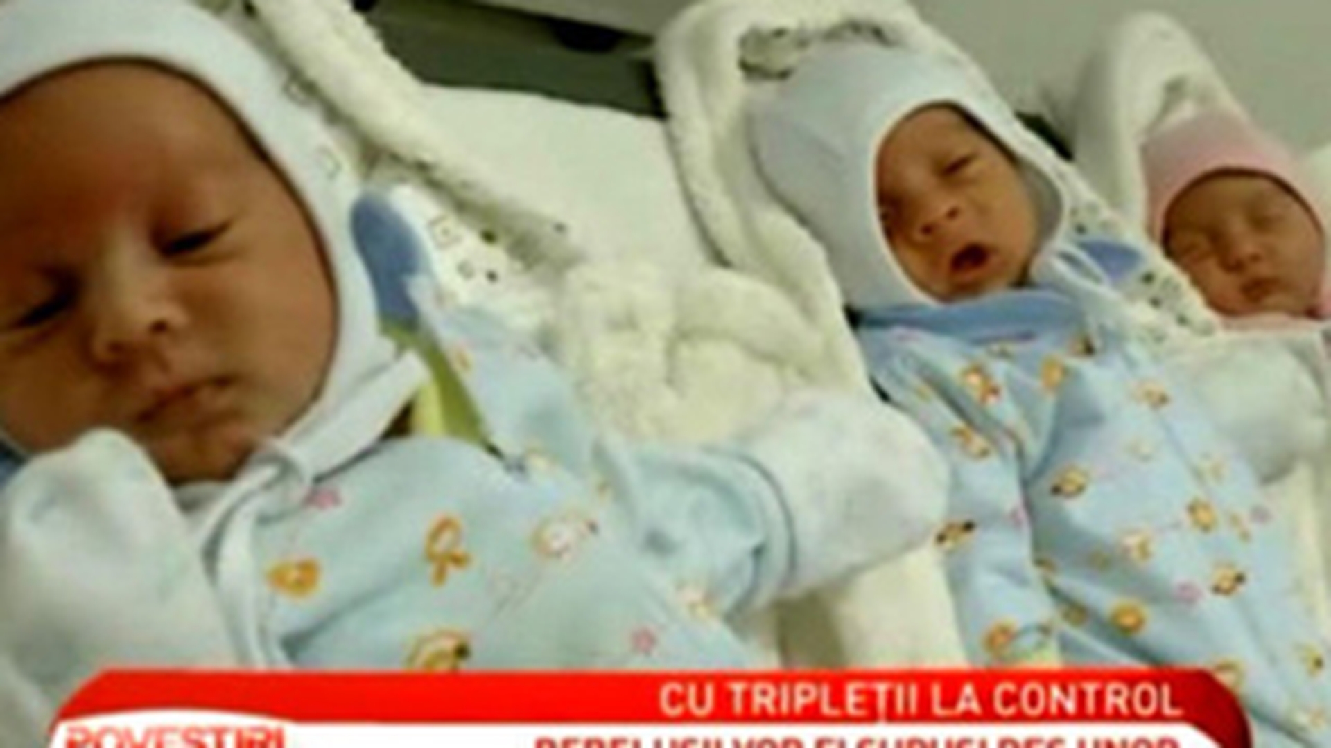 Tripletii Nicoletei Luciu, o luna de la nastere: "Nu mai sunt atat de panicoasa cum am fost la primul copil!"