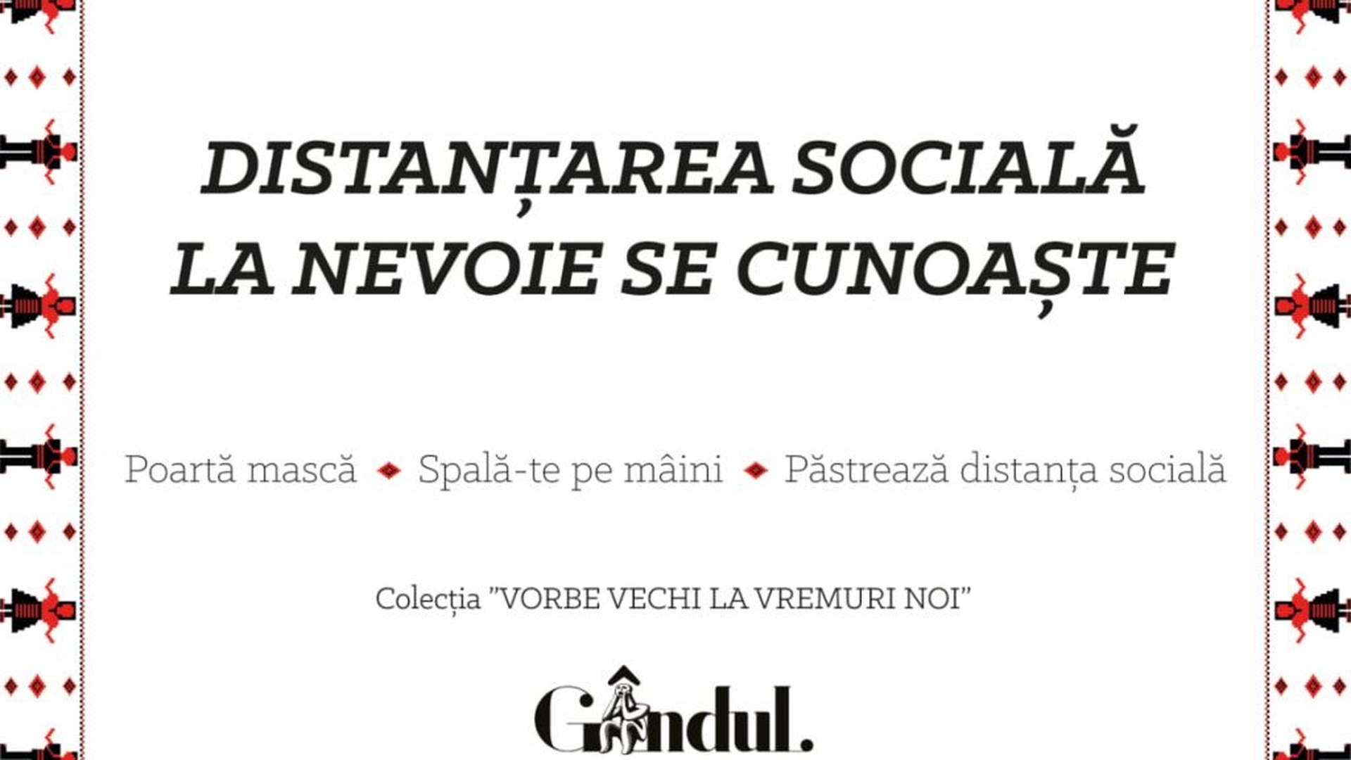 Grupul Gândul lansează o campanie outdoor de conștientizare a purtării măștilor în contextul pandemiei de Covid-19