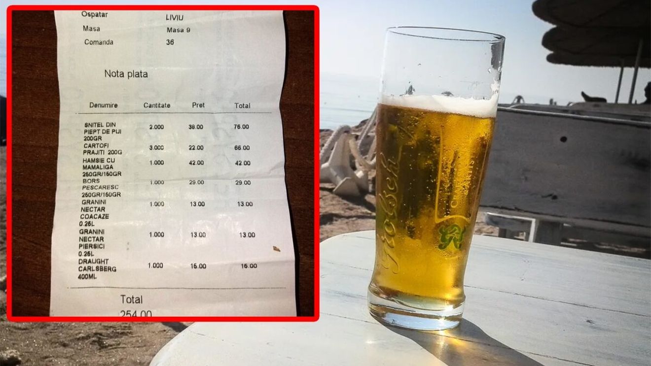 Câți lei a plătit un turist pentru un pahar de bere, într-o terasă din Corbu. "Unii se plâng că în Thassos e prea scump