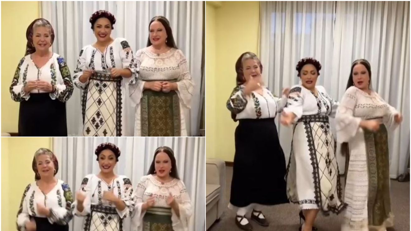 Dansul cu Andra Măruță, Mioara Velicu și Maria Dragomiroiu care a atras comentarii în mediul online. Românii s-au împărțit în două tabere: „Vă bateți joc de costumul popular” + „Ce se sparge!”