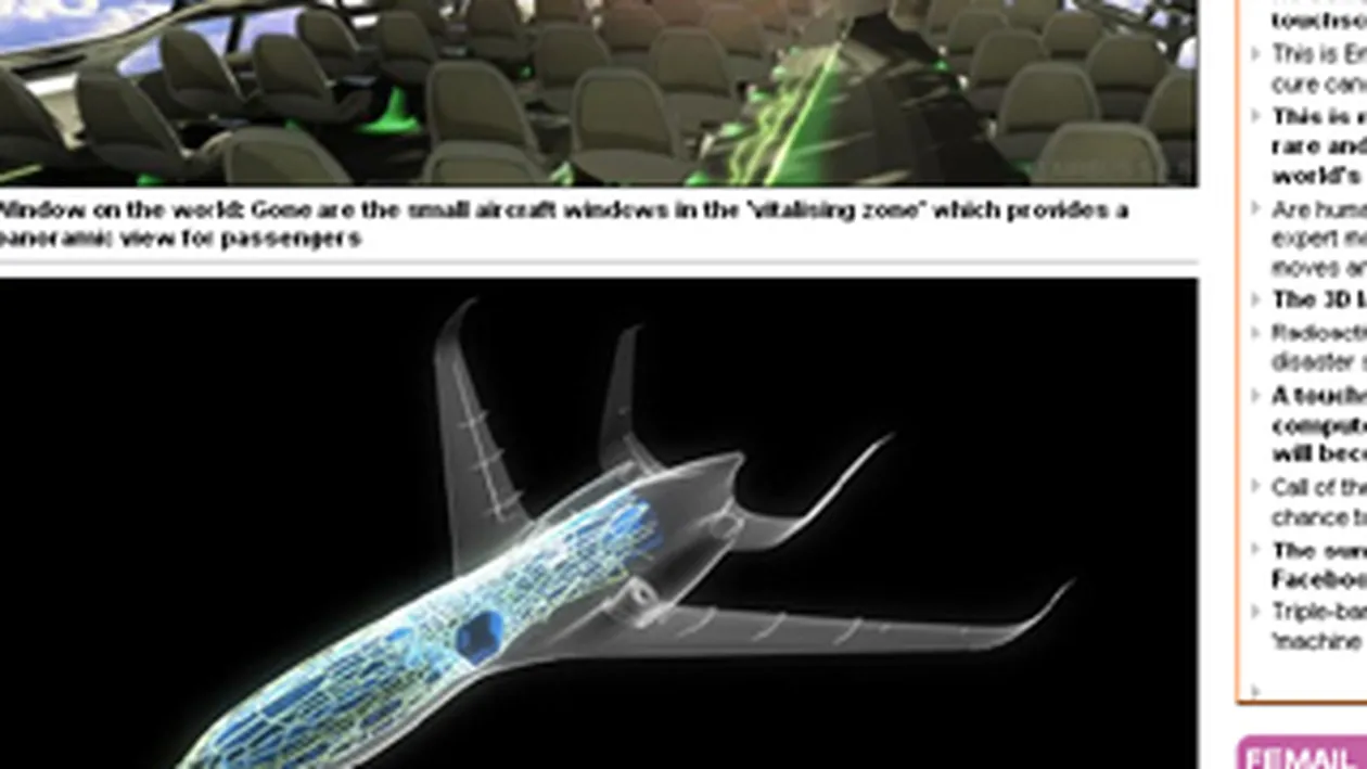 Ia uite cum va arata avionul viitorului! Airbus construieste prima aeronava transparenta