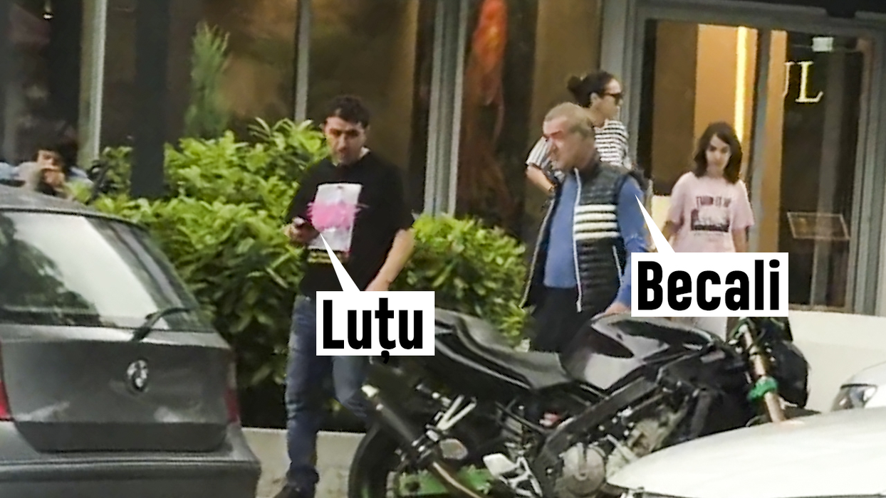 În timp ce Suveranul Pontif se afla în București, milionarul, sub atenta supraveghere a lui Ionuț Luțu, a ales să meargă la cumpărături