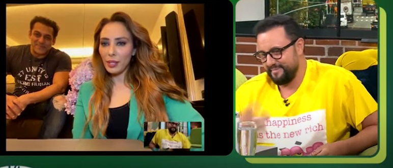 Cum s-au comportat Iulia Vântur și Salman Khan la prima apariție TV în România. Cei doi au fost copleșiți de emoții la emisiunea lui Măruță | VIDEO