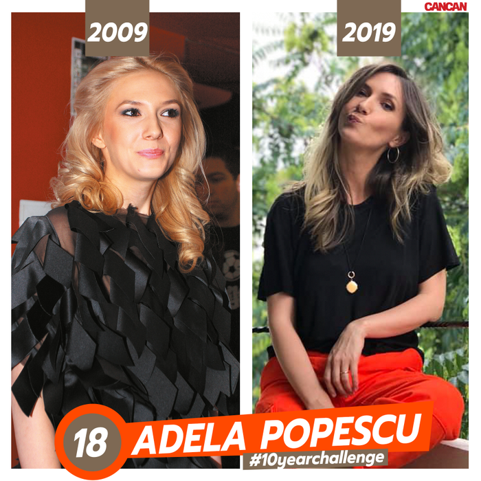 #10yearchallenge. Cum arătau Andra, Gina Pistol sau Antonia în urmă cu 10 ani. Top 30 transformări  ale vedetelor din România