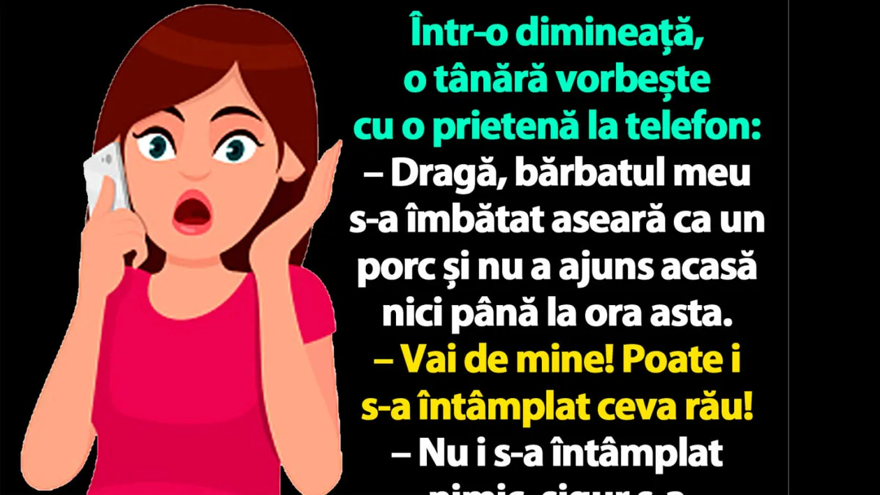 BANC | Bărbatul meu s-a îmbătat aseară ca un porc și nu a ajuns acasă nici până la ora asta