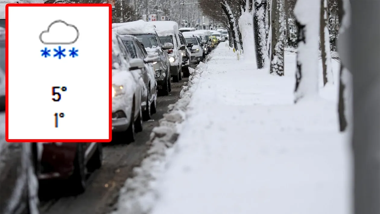 Caz rarisim în acest secol! Meteorologii Accuweather anunță data exactă când va începe să ningă în București