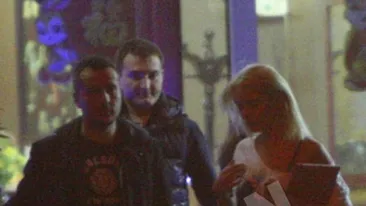 Diana Dumitrescu se incalzeste cu... dragoste, in miezul iernii. In tricou la 0 grade!