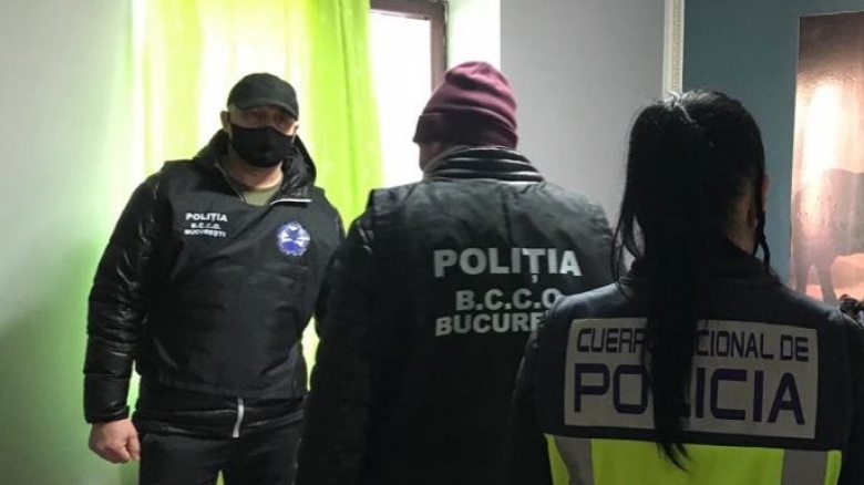 Rețea de proxeneți români care activa în Spania desființată cu sprijinul Europol