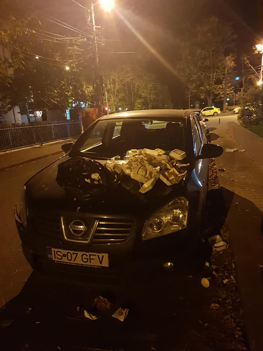Cum s-au răzbunat niște ieșeni pe șoferul unui Nissan. „Niște țărani obosiți!”