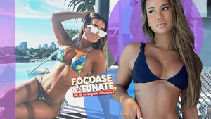 Formele voluptuoase sunt principalele atuuri ale șatenei! Samantha pozează în ipostaze extrem de sexy