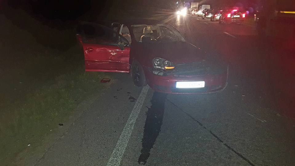 Imagini cutremuratoare postate pe Facebook de un tânăr din Târgu Jiu, după ce a suferit un accident rutier: „Am văzut moartea cu ochii, s-a oprit…”