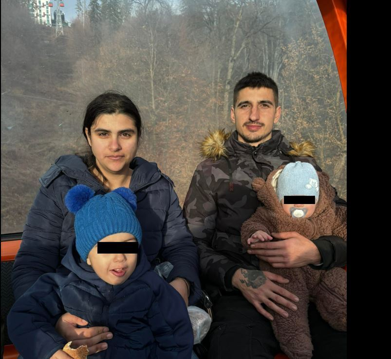 Ștefan Turceanu lasă în urmă doi copii orfani de tată și o soție îngenuncheată de durere sursă foto: Facebook