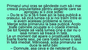 BANCUL ZILEI | Primarul, nevasta și alegerile locale