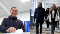 Daniel Băluță, primele declarații după vot. Candidatul PSD a venit împreună cu soția: ”Liniile de tramvai, spitalele, școlile sunt cele care contează”