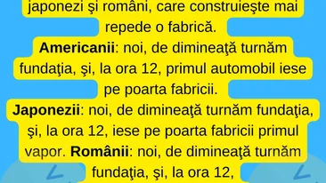 BANCUL ZILEI | Concurs între români, americani și japonezi