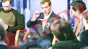 "Ursul" Medvedev se antreneaza sa muste