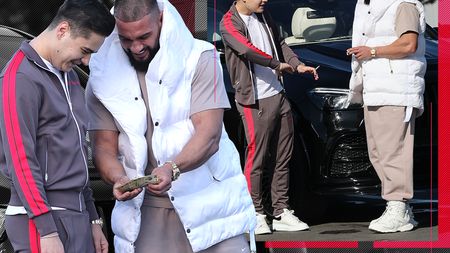 Selly și Dorian Popa și-au etalat bogăția… în parcare! Vloggerii au venit cu tot ce aveau mai bun: ceasuri de aur, haine de firmă, bani cash și…țigara în gură