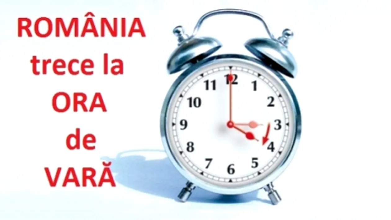 Atenție, români: se schimbă ora! Trecem la ora de vară