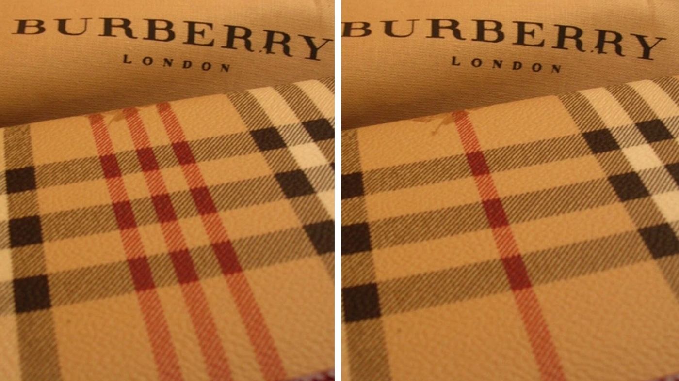 Test de logică | Una dintre aceste două genți Burberry este originală, iar cealaltă fake. Știți care?