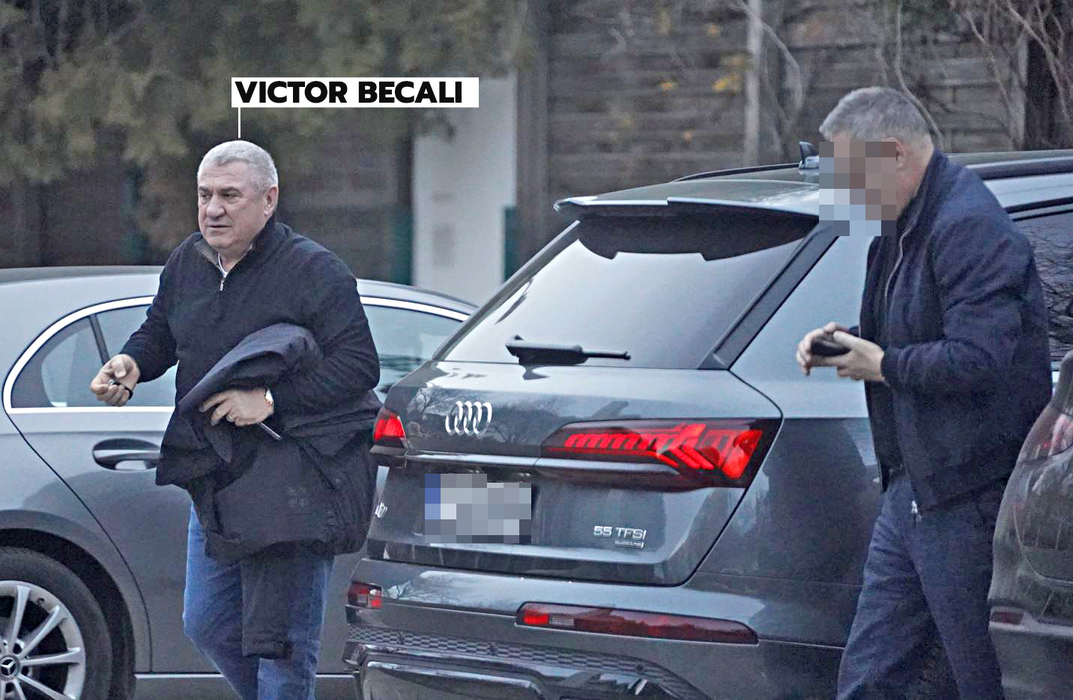 Victor Becali, vizita fulger la resrtaurantul lui Dani Oțil (SURSA FOTO: CANCAN.RO)