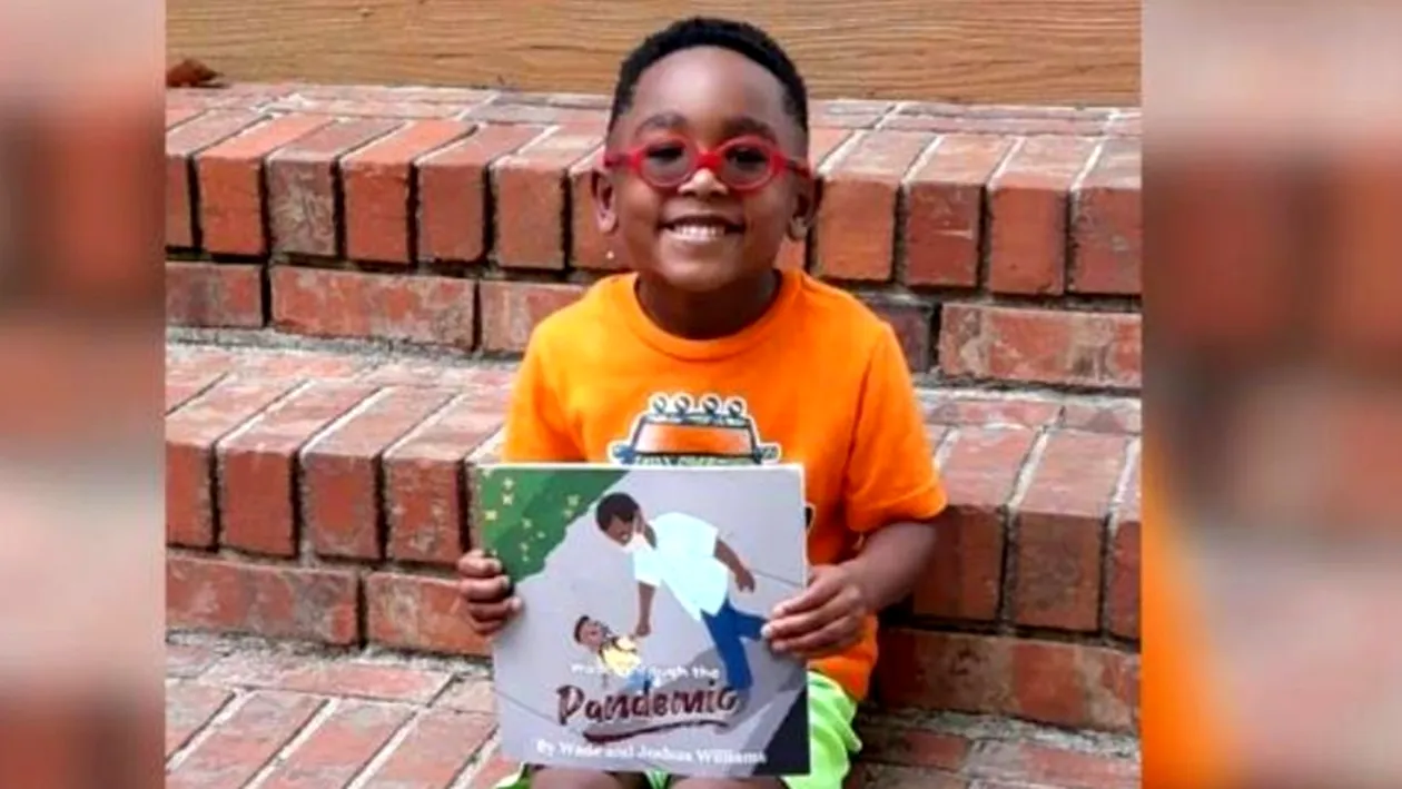 Un băiat de cinci ani a scris o carte despre pandemie, pentru a-i ajuta pe ceilalți copii să facă față perioadei. Volumul este printre cele mai bine vândute pe Amazon