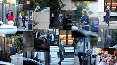 FOTO. Avem imaginile momentului! Apropiații lui Bolojan fac strategii într-un restaurant discret din București, în toiul crizei politice