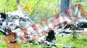 Elicopter plin cu bani, prabusit In Ialomita